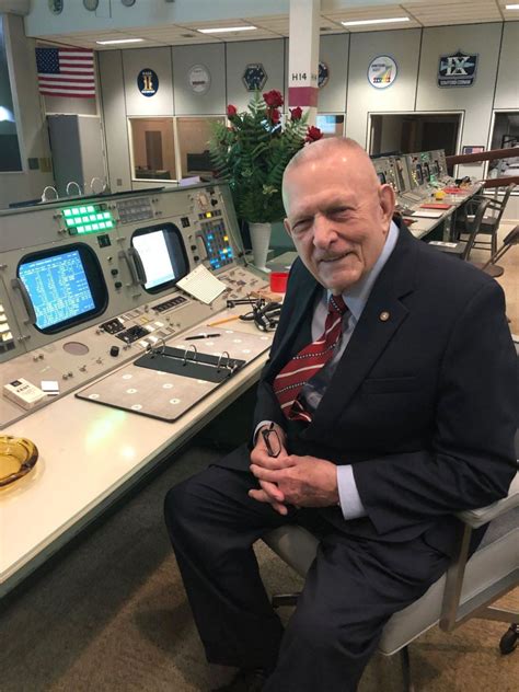 Gene Kranz returned to his second home last Friday, the Apollo Mission Control room. [credit ...