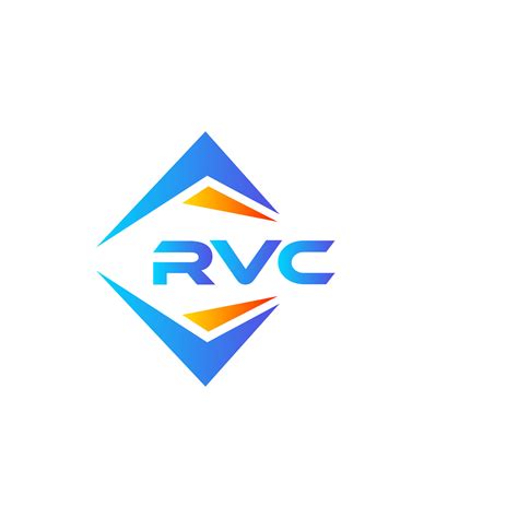 RVC abstract technology logo design on white background. RVC creative ...