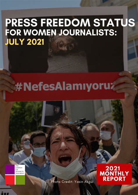 Press Freedom Status For Journalists: July 2021 — Coalition For Women in Journalism