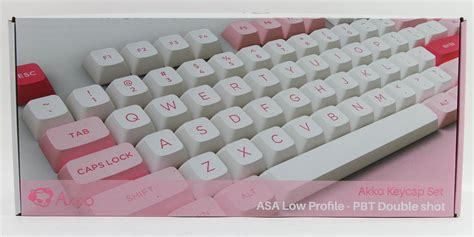 Building a Keyboard 8: Akko Acrylic Gasket Mount Kit, ASA Low Profile Keycaps, CS Sponge ...