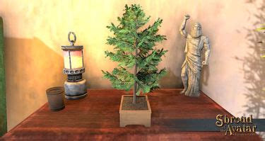 Tabletop Yellow Cedar Tree - Shroud of the Avatar Wiki - SotA