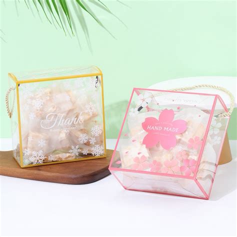 Crystal Clear Value Boxes, clear sweet box with handle | Cake box supplier, box wholesale ...