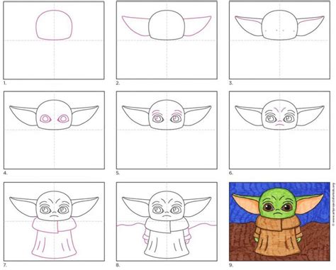 Art Hub How To Draw Baby Yoda - We hope you follow along with us!