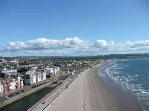 Ayr beach | Aerial view from a kite. | John | Flickr