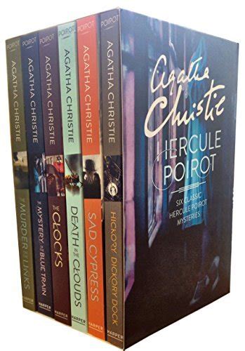 Agatha Christie Hercule Poirot Classic Mysteries 7 Books Collection Box Set by Agatha Christie ...