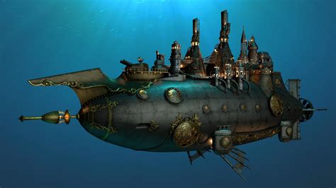 Ya-Han Hsu - Steampunk Submarine