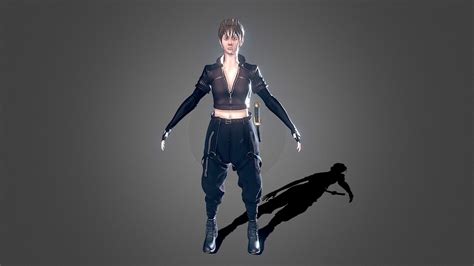 Cyberpunk character - Download Free 3D model by anthonygouriou [3405a12 ...