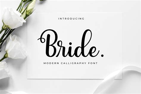 Bride free font