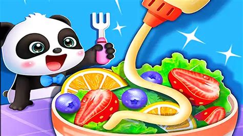 Baby Panda's Cooking Party | Healthy Food | Learn About Nutrition ...