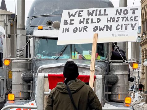 As trucker protest shifts from convoy to siege on Parliament, a struggle for hearts, minds and ...