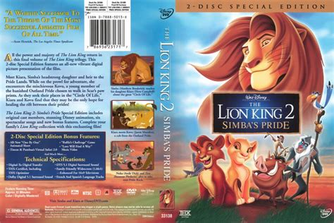 cavità farmacista pavimento lion king trilogy dvd cover Donazione ...