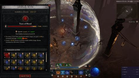 Tears of Blood Glyph Damage Bonus : r/diablo4