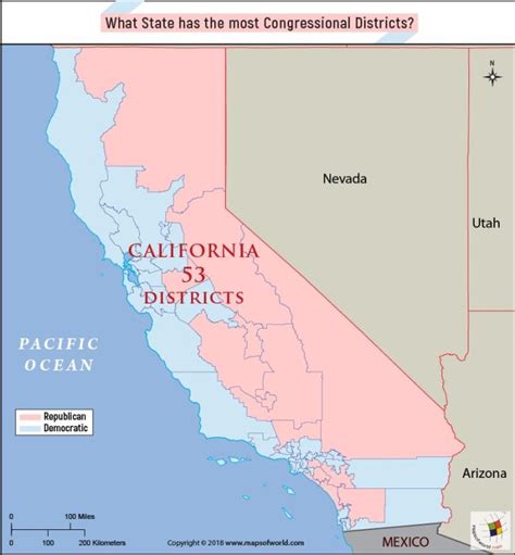 California Congressional Districts Map - Answers