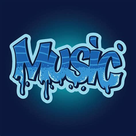 Music Graffiti Character Style Text 4777110 Vector Art at Vecteezy