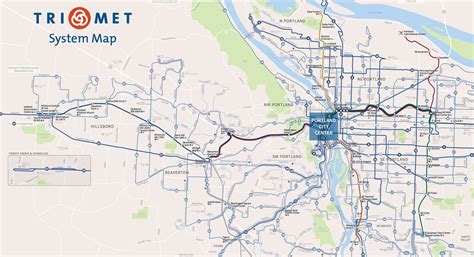 Portland Public Transportation Map - Transport Informations Lane