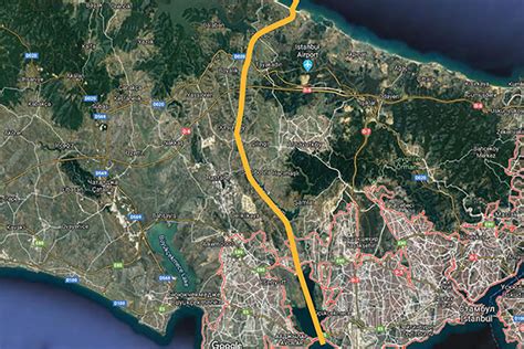 The direction of construction of the Istanbul Canal | Download ...