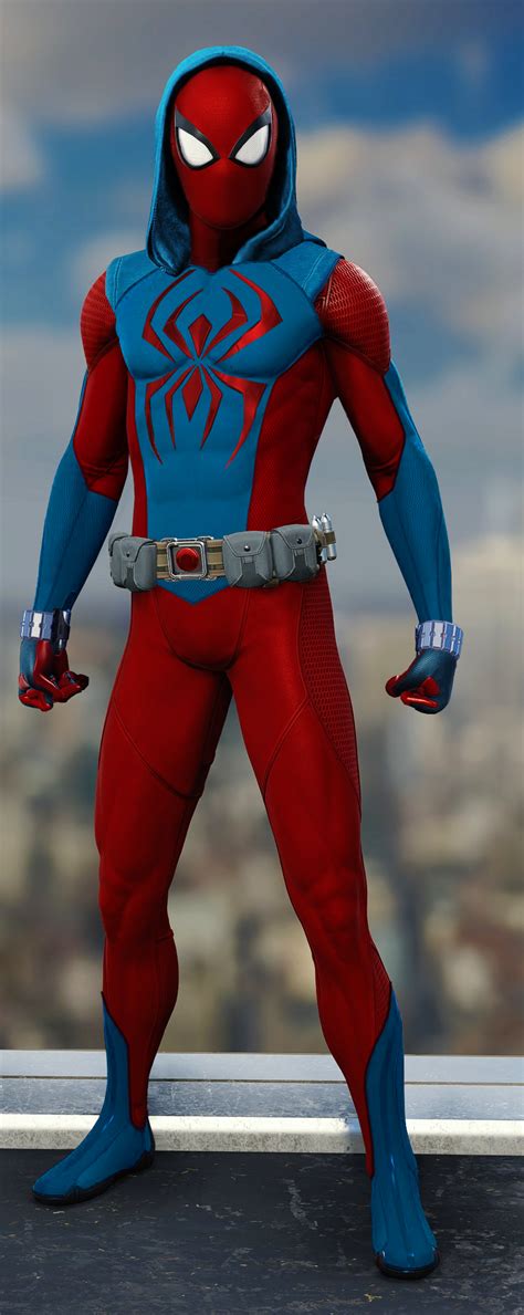 Edit of the Ben Reilly: Scarlet Spider suit as Spider-Man PS5 skin. Perhaps one of the most ...