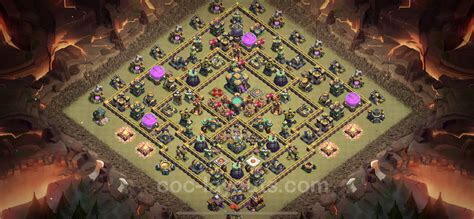 Best Anti 3 Stars War Base TH14 with Link, Hybrid - Town Hall Level 14 ...