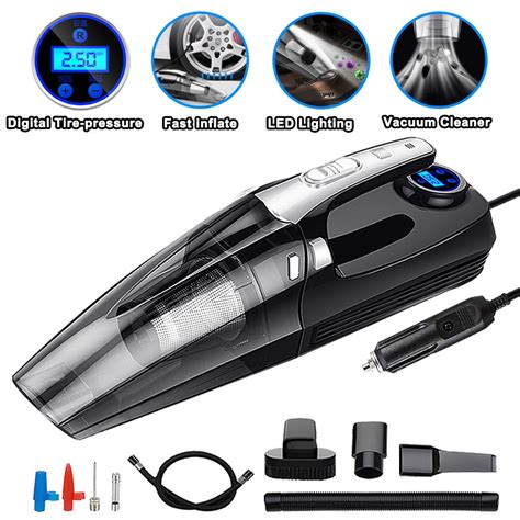 Portable Car Vacuum Cleaner Dust Clean Busters , Hand Vacuum Cordless/Corded Rechargeable Low ...