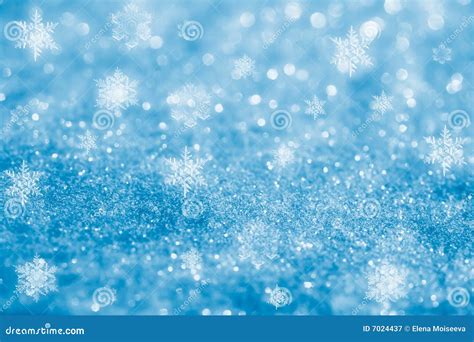 Blue Snow Wallpaper