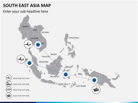 South East Asia Map Template for PowerPoint and Google Slides - PPT Slides