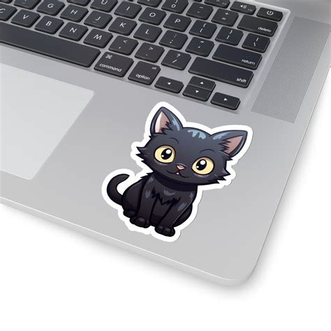 Kawaii Halloween Black Cat - Etsy