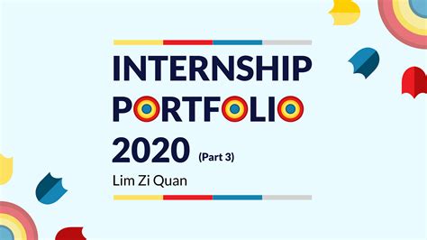 INTERNSHIP PORTFOLIO 2020 - Part 3 on Behance