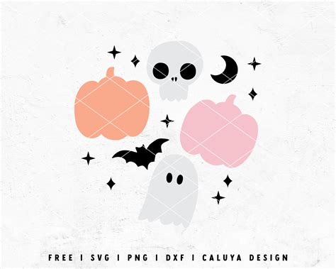 FREE Halloween Set SVG | Cute Halloween SVG | Caluya Design | Reviews ...