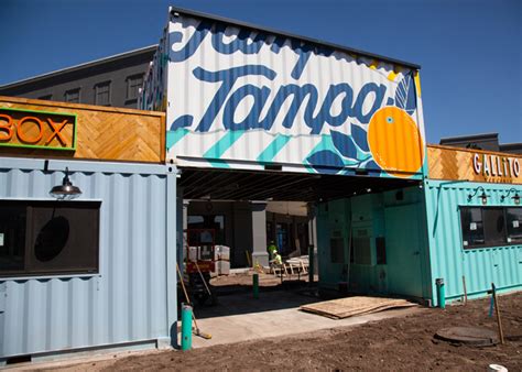 Sparkman Wharf features Tampa's favorite restaurants in converted shipping containers