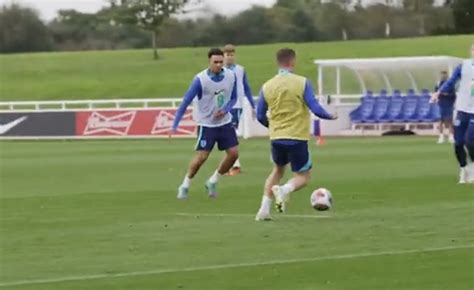 (Video) Alexander-Arnold nets unreal goal during England training