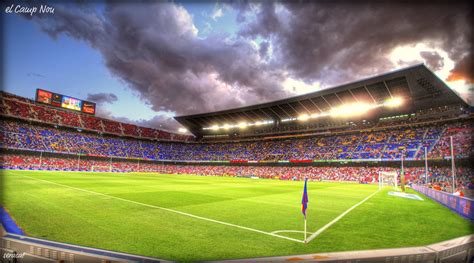 Wallpaper : sports, grass, sky, field, HDR, Sony, camp, Barcelona, esport, structure, arena ...