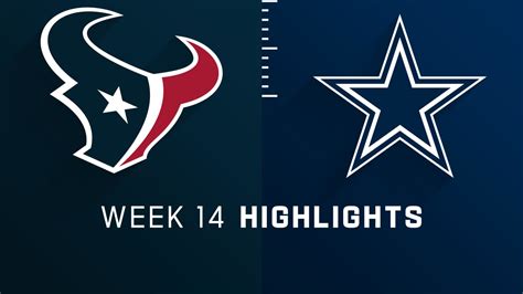 Texans vs Cowboys Highlights | Week 14