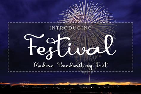 Festival – Free Fonts, Script & Handwritten Fonts | pixelify.net