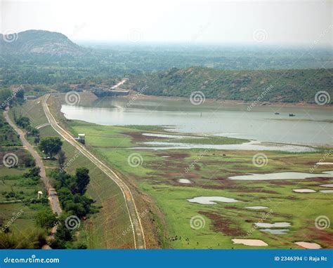 Lake and Dam stock photo. Image of flood, water, lake - 2346394