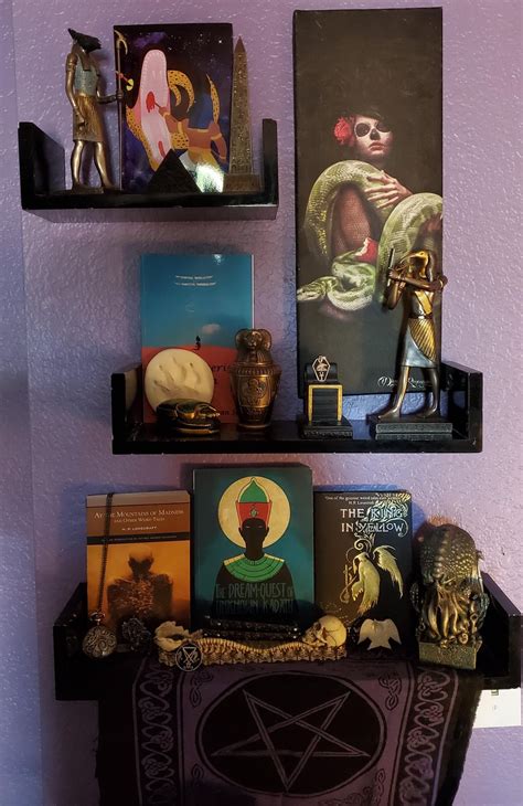 New Perspective = New Altar, a mix of my Kemeticism, Jewish Gnosticism, and inspiration from ...