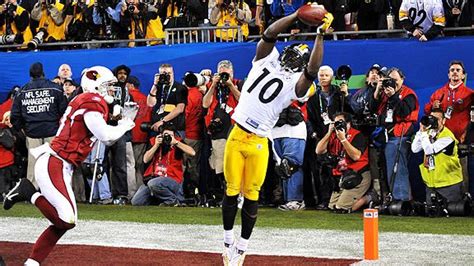 Super Bowl Mvp Santonio Holmes | Steelers super bowls, Nfl football ...