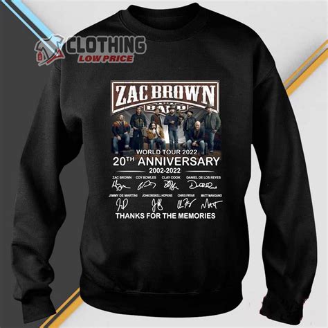 Zac Brown Tour Dates 2023 Shirt, Zac Brown Band Out In The Middle Tour ...