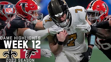 New Orleans Saints vs. Atlanta Falcons Game Highlights | NFL 2023 Week ...