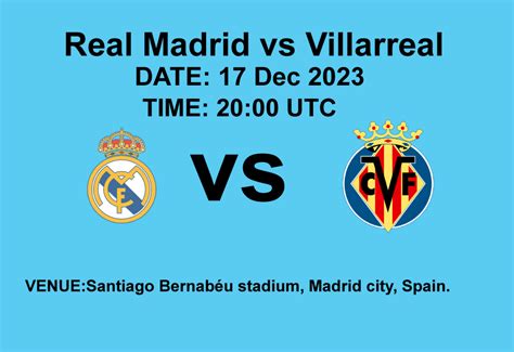 Real Madrid vs Villarreal - Best live Sports