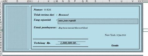 Cara membuat program kwitansi terbilang - intelligencekasap