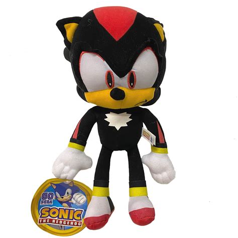 Sonic the Hedgehog Plush "SHADOW" 12" Inches Authentic Stuff Toy - Walmart.com - Walmart.com