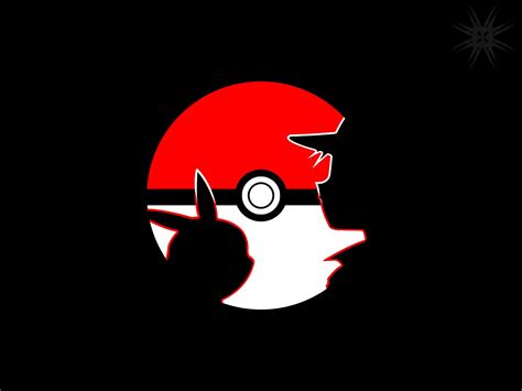 Wallpaper : white, black, illustration, red, logo, cartoon, Pok mon, ash, Pikachu, Ash Ketchum ...