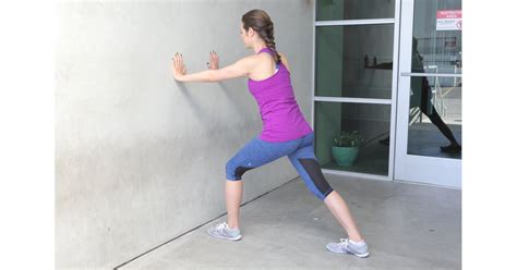 Calf and Soleus Stretch | Best Stretches For Marathon Training | POPSUGAR Fitness Photo 9