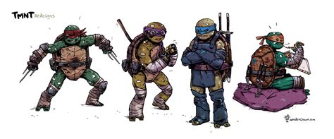 TMNT redesigns. by TheWoodenKing on DeviantArt