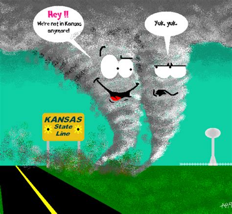 Tornado with a sense of humor by hankinstein on DeviantArt