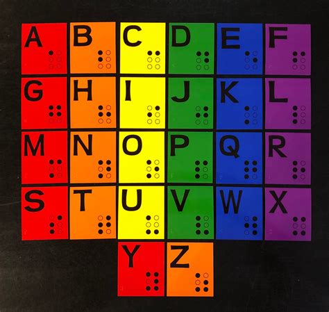 Braille Alphabet Printable