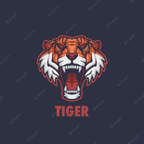 Premium Vector | Tiger mascot logo