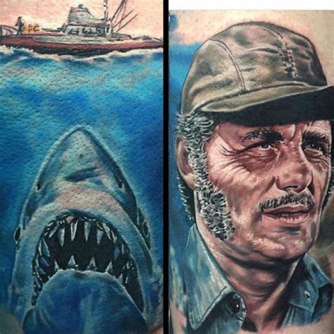 Skin Giants | 30 Jaws Tattoos To Get Your Teeth Into | https://www.skingiants.com | Shark ...