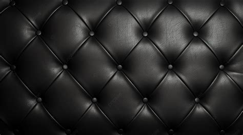 Close Up Shot Of Luxurious Black Leather Sofa Texture Background ...