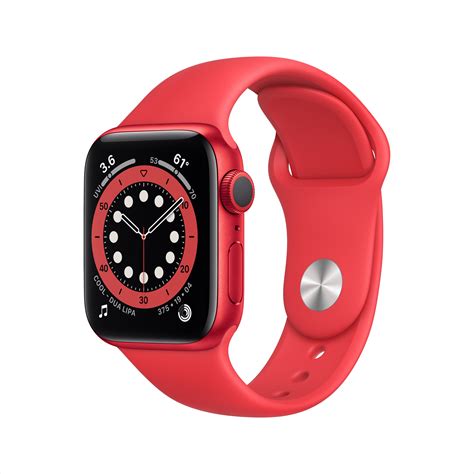 Apple Watch Series 6 GPS, 40mm PRODUCT(RED) Aluminum Case with Sport ...